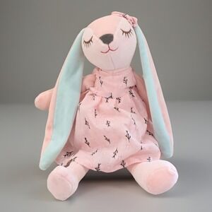 Snuggle Bunny Cute Rabbit Plush Soft Toy Pink Dress
